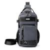 New Men's Chest Bag Simple Shoulder Crossbody Bag Multifunctional Trendy Crossbody Backpack Messenger Bag