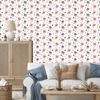 Retro White and Light Gray Wallpaper for Living Room and Bedroom 50x1000