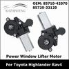 2-контактный передний правый левый мотор стеклоподъемника для Toyota Highlander Rav4 85710-42070 85720-33120