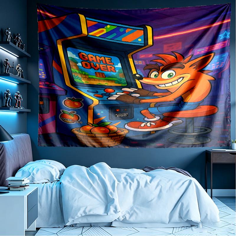 game MAN Print Tapestry, Lightweight Wall Hanging, for Bedroom, Dorm, Living Room, Home Art Decor - Birthday Christmas Gift for Friends