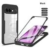 Прозрачный чехол-бампер 360° для Google Pixel 10A / 10 Pro XL / 9 Pro XL / 6A, защитный чехол для телефона, противоударный, защита объектива камеры и экрана