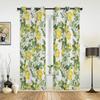 Акварельные лимоны фрукты белые желтые шторы для спальни гостиной портьеры кухня детская комната оконная штора современный домашний декор