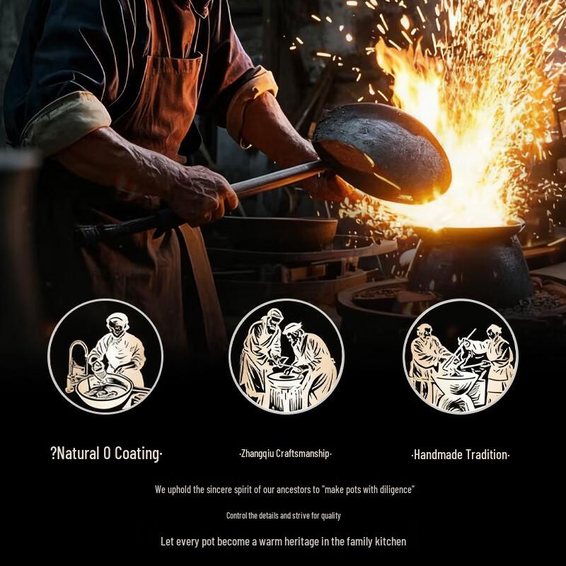 Dreamcreate Non-Stick Belly Wok