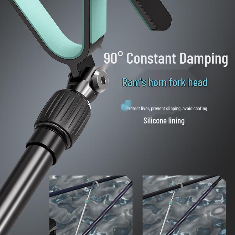 Универсальный алюминиевый держатель для удочки с быстросъемным креплением и крепление для антенны
