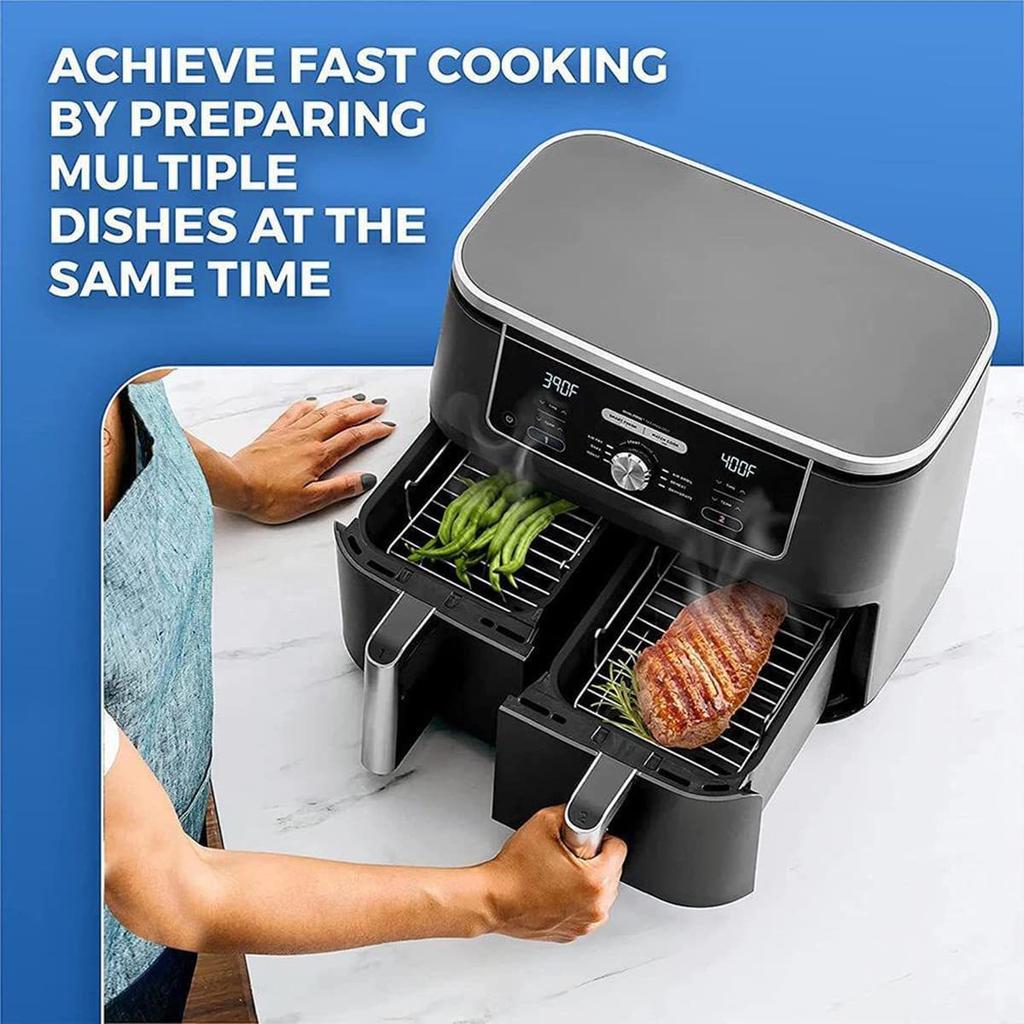Кухонный гриль, решетка для фритюрницы Ninja Dual Air Fryer с палочками для барбекю для фритюрниц Double Basket Air Fryers, духовка, микроволновая печь, выпечка