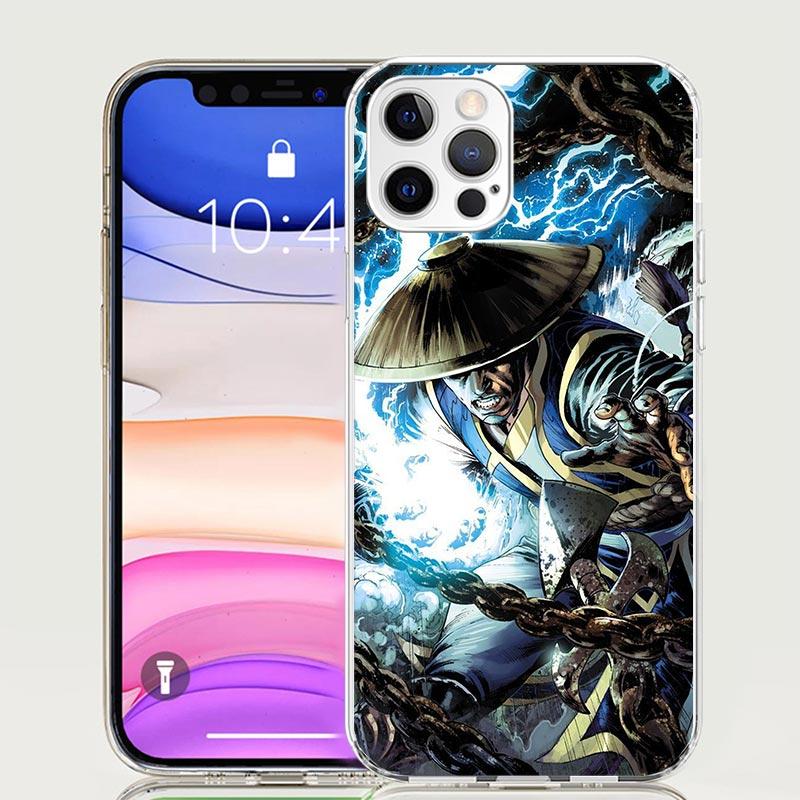 Mortal Kombat Phone Case for Apple iPhone 17 Air 16 15 Plus 14 + 13 Mini 12 11 Pro Max 7 8 SE 16Max Soft Shell Cover Coque 16 15