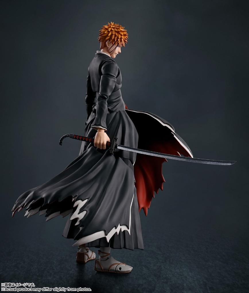 TAMASHII NATIONS S.H.Figuarts BLEACH Ichigo Kurosaki -Getsuga Tensho- Approx. 155mm PVC & ABS Painted Movable Figure