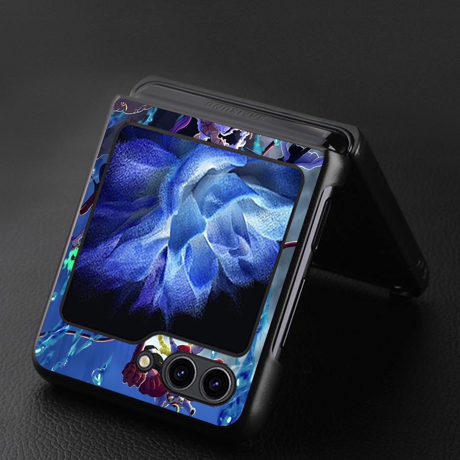 Крутой чехол-накладка на заднюю панель телефона с Луффи из One Piece Funda Case для Samsung Galaxy Flip5 Flip7 FE Flip6 Flip4 Flip3 Z Flip 7 6 5 4 3