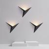 Indoor Wall Lamps Nordic Style Modern Triangle Shape LED Wall Lamps Living Room Lights 3W AC85-265V Simple Lighting