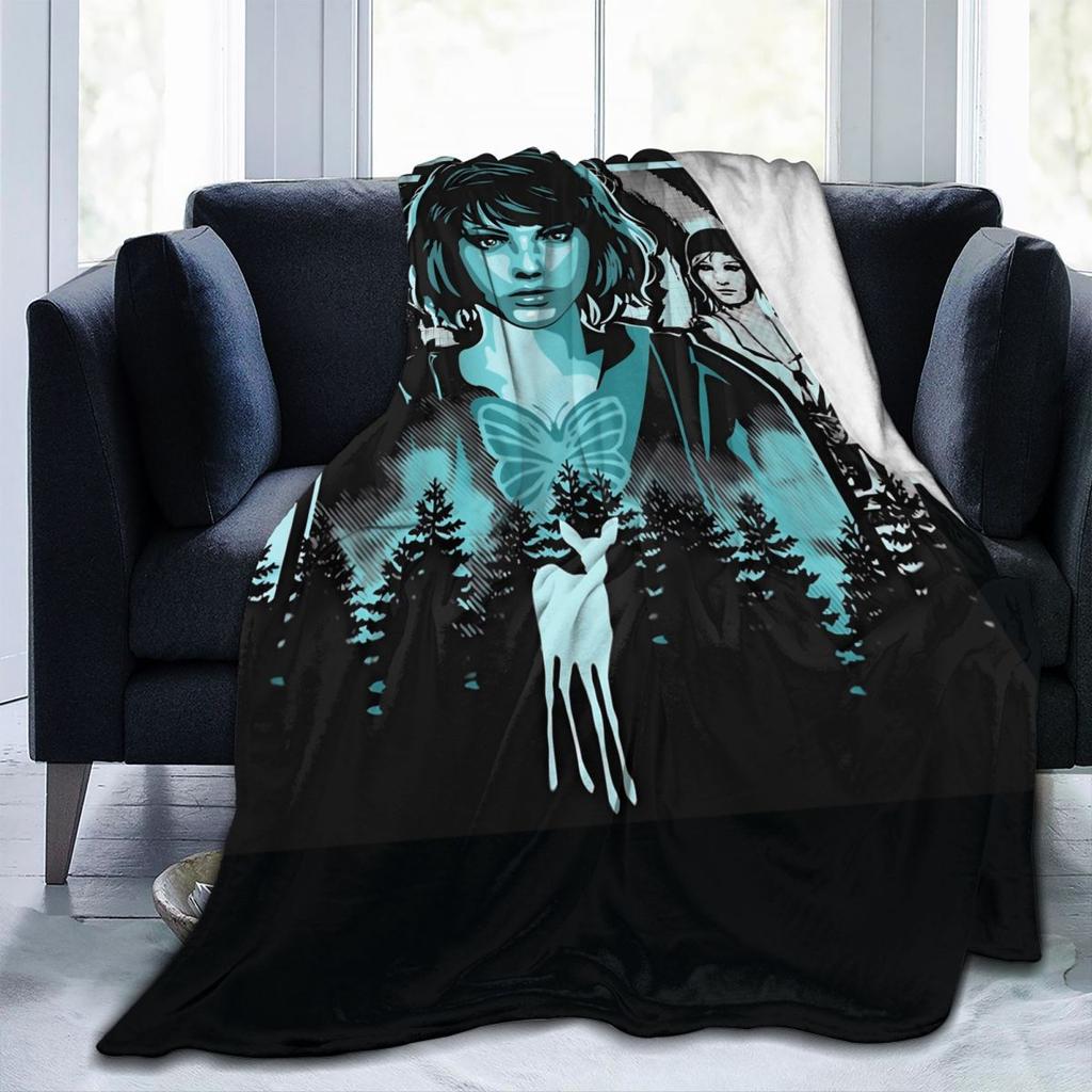 Life Is Strange Blanket Video Game Travelling Flannel Bedding Throws Soft Durable Living Room Custom DIY Bedspread Gift Idea