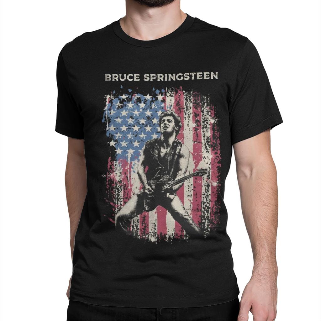 Брюс The E Street Band Спрингстин Thunder Road Футболки Мужские Женские Хлопок Смешная Футболка Футболка Одежда Идея для Подарка