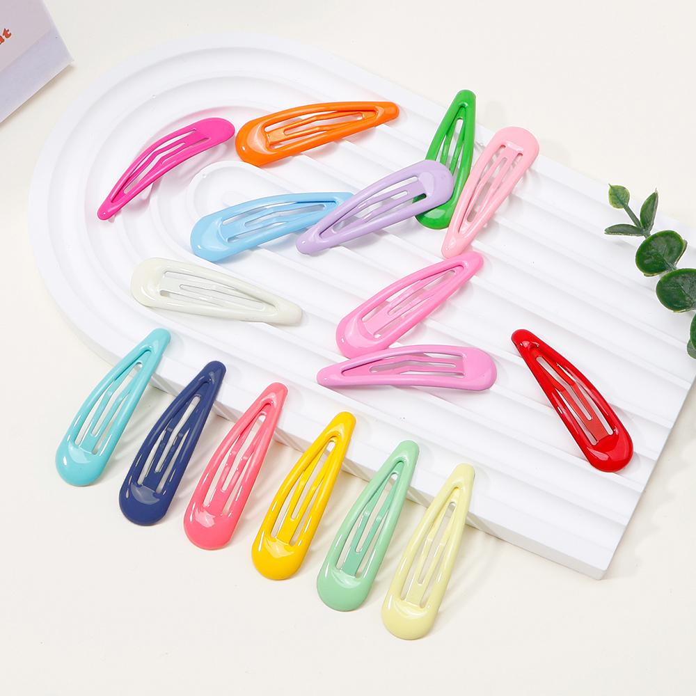 5/10/20 шт./лот Аксессуары для волос Заколка для волос для девочек Капающая однотонная заколка для волос Милая принцесса Зажим для волос Новый детский головной убор