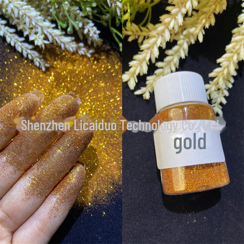 Блестящая пудра для ногтей 0,2 мм для самостоятельного нейл-арта с быстросохнущим клеем Crystal, маслом Quicksand и наполнителем Mahjong