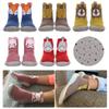 Bed Sock Cute Cartoons Plush Baby Toddler Socks Coral Fleece Sock Anti-slip Slippers Floor Sox