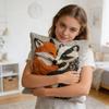 Single-sided Imitation Embroidery Printed Pillowcase With A Two- Design, Perfect For Home And Living Room Decoration.