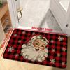 Рождественский коврик с принтом, противоскользящий пятностойкий кухонный коврик для гостиной, спальни, кухни, офиса