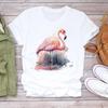 (Asian Size) Tee Top Dragonfly Lovely Trend Clothing Casual Short Sleeve Fashion Tshirt Women Print Lady Female Graphic T-shirt