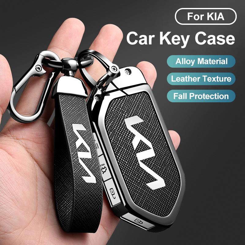 cnkymb1 Zinc Alloy Car Remote Car Key Case Cover for Kia KN EV9 Picanto GT Line Carnival Seltos Sorento Morning K5 KA4 EV3 2024Accessory