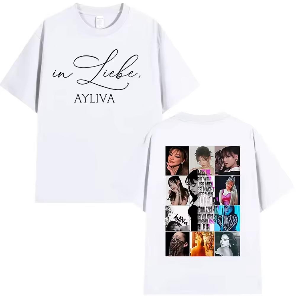 Summer 2026 New Elliva Album Tour Unisexs Tshirt Fashion Hot Sale Unisexs And Unisexs Samestyle Crew Neck Printed Tshirt