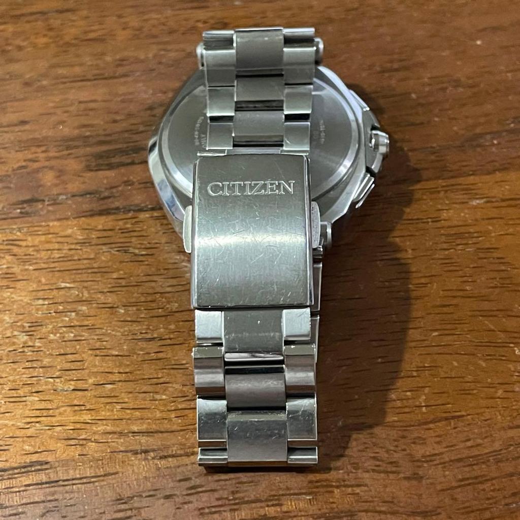 Б/у Citizen Atessa H610-T018050 Eco Drive Радио Титановые Мужские
