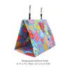 Hanging Hooks Bird Tent House Colorful Canvas Hanging Bird Cave Parakeet Snuggle Hut  For Cockatiel