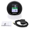85-мм GPS спидометр с GPS антенной для лодки, автомобиля, яхты, TFT экран, водонепроницаемый одометр, регулировка пробега, ODO, COG, км/ч, миль/ч, узлы