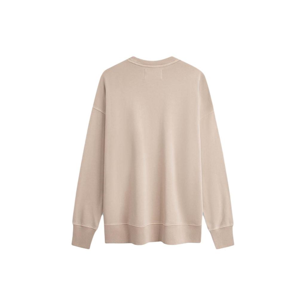 Calvin Klein Свитшот с вышитым логотипом и длинным рукавом, мужской свитшот цвета молочного чая J324475-PED