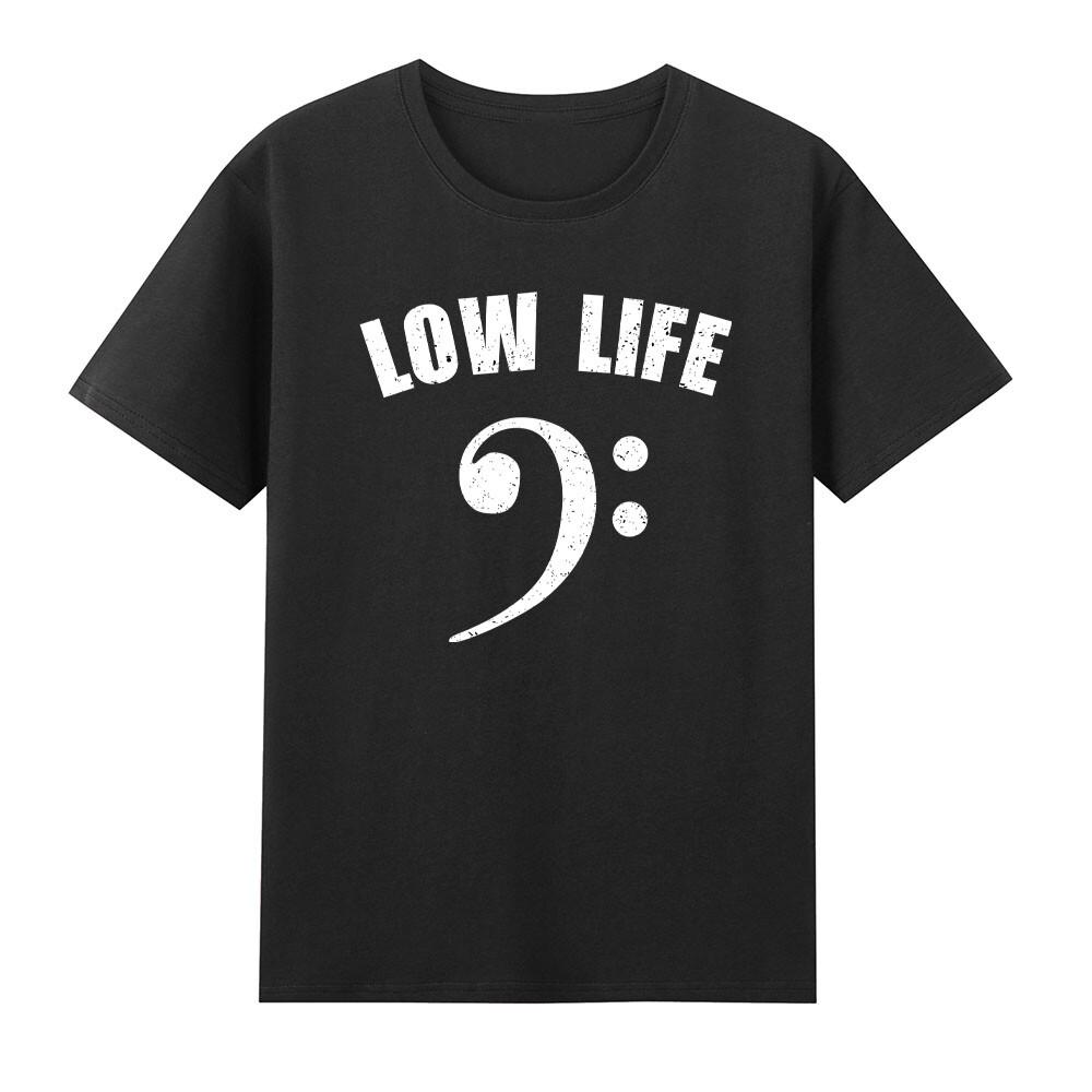 Low Life Bass Clef Funny Bass Player Bassist Bass Music T-Shirt