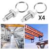 4x Sp Plunger with Pull M10x1.5 Quick Release 0.71'' Thread Length Manual for Industrial Equipment