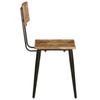 Dining Chairs Set of 2 Solid Reclaimed Wood