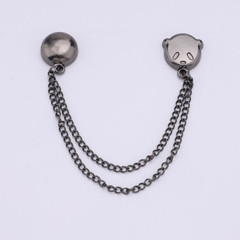 1шт магнитная пряжка цепи брюки нога фиксатор зажим фиксированная магнитная пряжка аксессуары для одежды