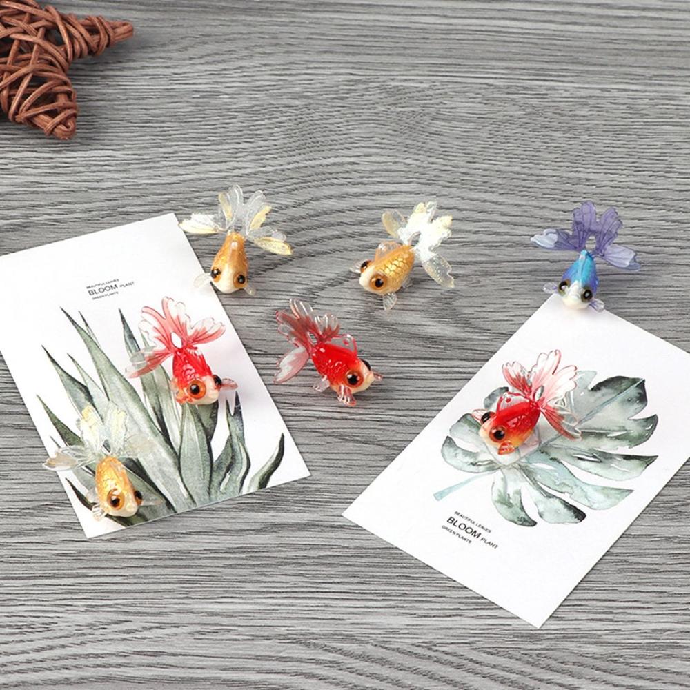 Creative Fairy Garden Mini Decoration Miniature Goldfish Ornament Figurines