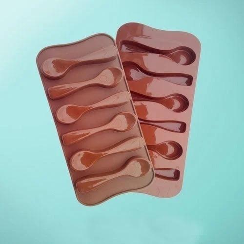 Качественная силиконовая форма для шоколада своими руками в виде шести ложек, хорошая выпечка, украшение торта, конфеты, новая горячая форма для торта