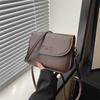 Niche Design Bag New Trendy and Fashionable Texture Saddle Bag Shoulder Bag Simple Casual Crossbody Women's Bag