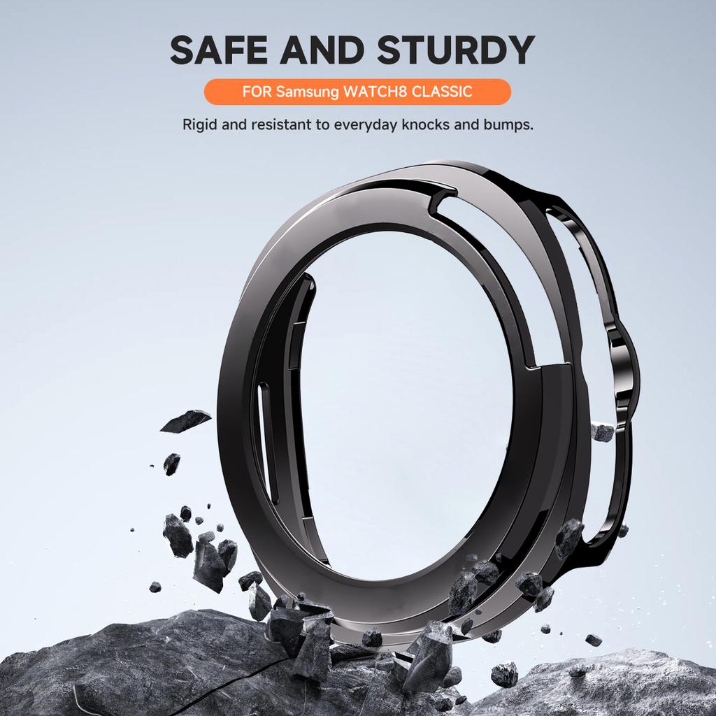 Защитный чехол для Samsung Galaxy Watch 8 Classic 46 мм Жесткий бампер из поликарбоната Без защитной пленки на экран Чехол-аксессуар для Galaxy Watch 8 Classic