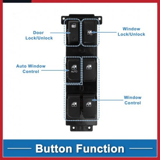 Front Left Driver Side Power Window Switch for Hyundai Santa Fe 07-12 New