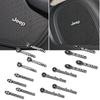 10Pcs Jeep Car 3D Audio Stereo Speaker Badge Sticker Decal Accessories For Jeep Renegade Compass Grand Cherokee Wrangler Patriot AKR1