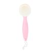 Long Handle Soft Manual Face Cleaning Brush Facial Care Massager Brush Pink