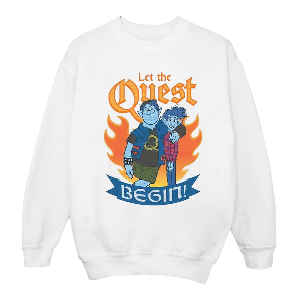 Disney Mens Onward Let The Quest Begin Sweatshirt