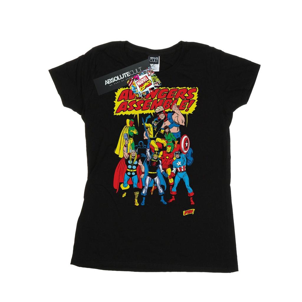 Marvel Comics Womens/Ladies Avengers Assemble Cotton T-Shirt