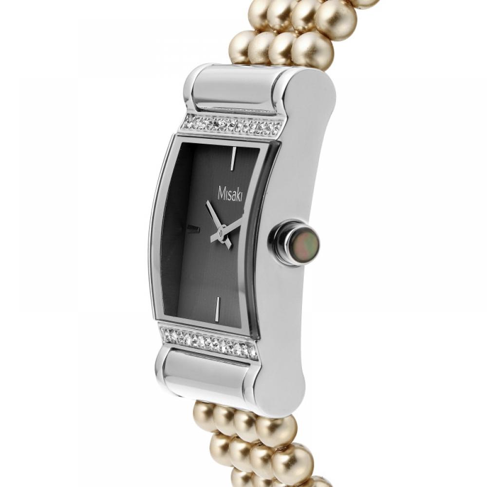  Официально импортированные оригинальные женские металлические часы MiSaki QcrwpariSiennebr PariSian Pearl City