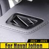 Для Haval Jolion 2022 2023 нержавеющая сталь переднее вентиляционное отверстие для приборной панели, рамка, крышка, отделочное кольцо, наклейки