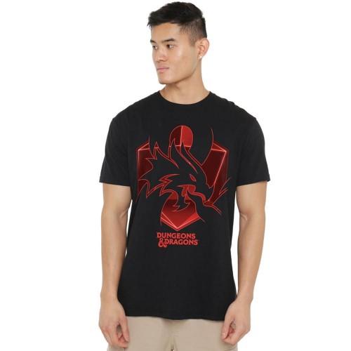 Dungeons & Dragons Mens Ampersand Cutout T-Shirt
