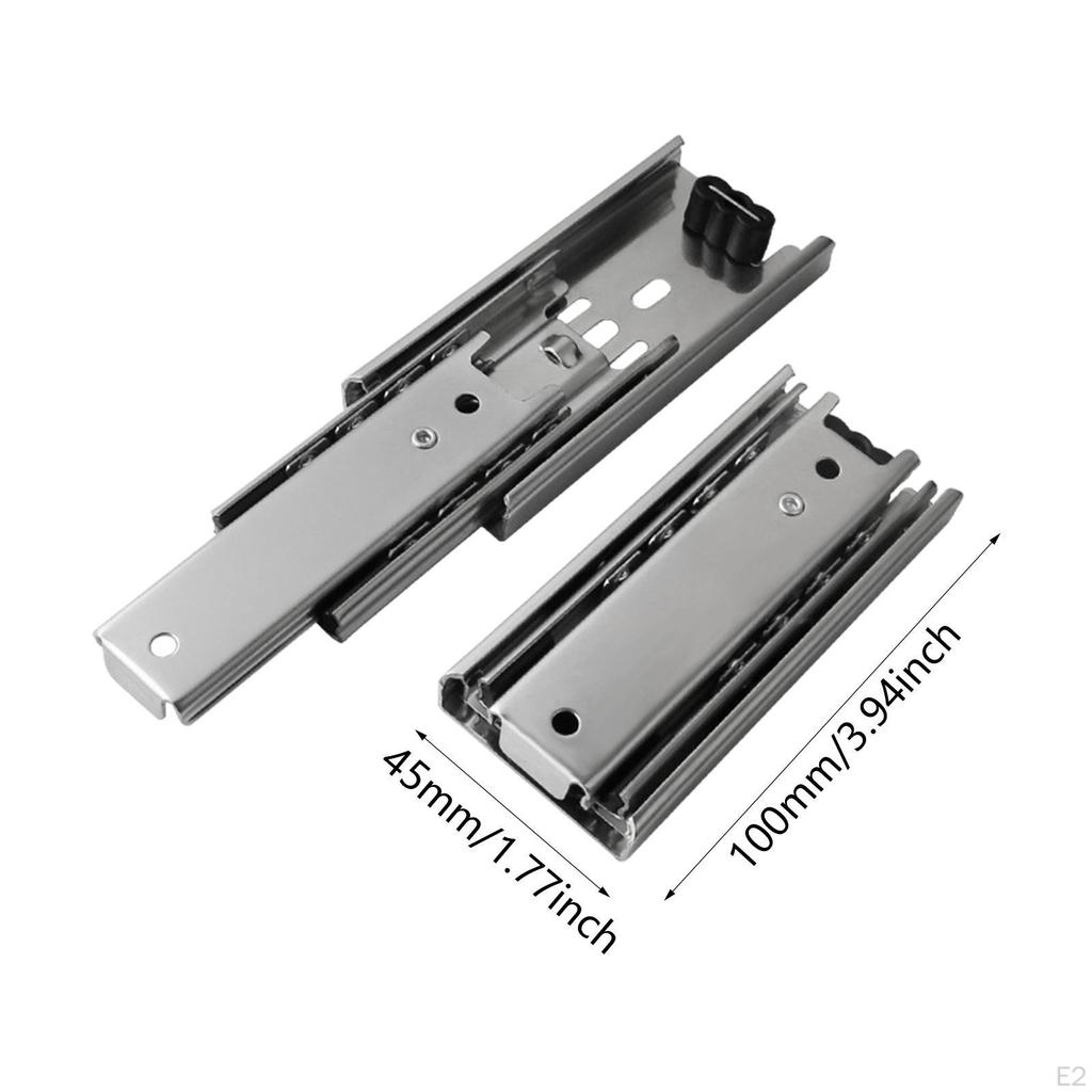 Cabinet Drawer Slide Rails, Practical, Sturdy, Silent, Easy Installation Guide, Guides