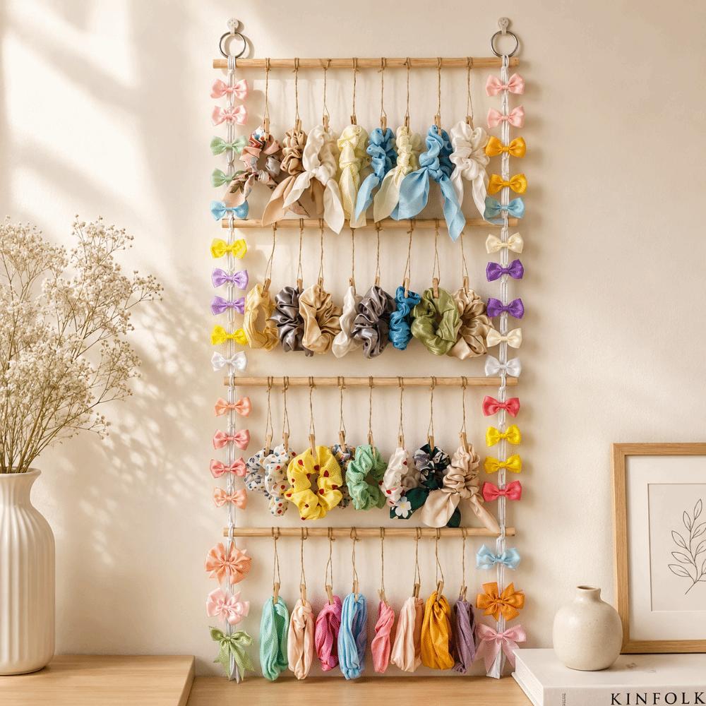 Creative Hair Clip Storage Rack Boho Style Headband Organizer Household Use