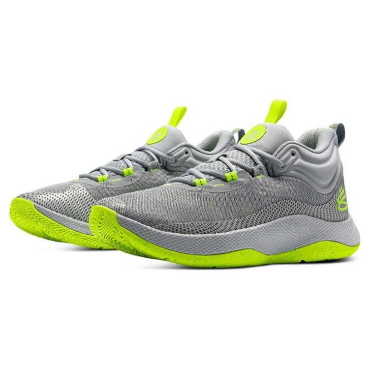 Under Armour Мужские баскетбольные кроссовки Curry HOVR Splash Modern Gray/Yellow 3024719-104