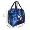 Hollow Knight Insulated Lunch Bag for Women Children Portable Food Boxes Thermal Lunch Box Tote