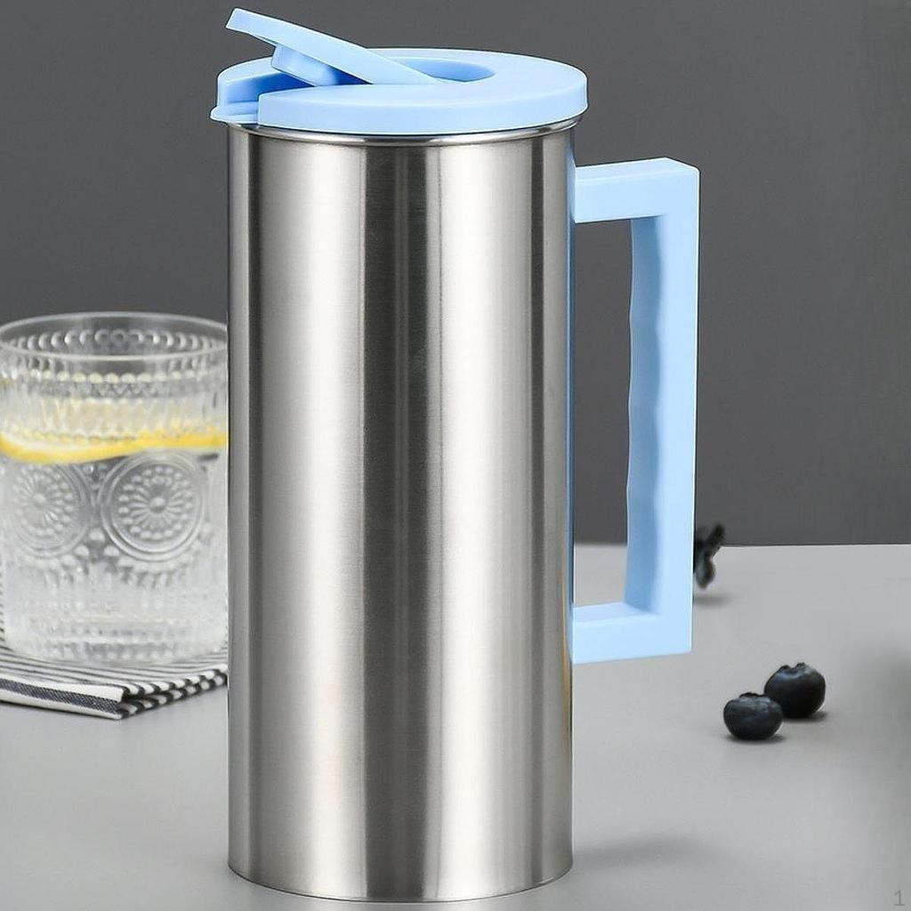 Кувшин из нержавеющей стали, графин, 1,8 л, многофункциональный кофейник, кувшин для воды