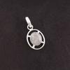 Натуральный Черный Рутил Драгоценный Камень 925 Стерлинговое Серебро Ювелирные Изделия Ручной Работы Женский Кулон PP-6-26