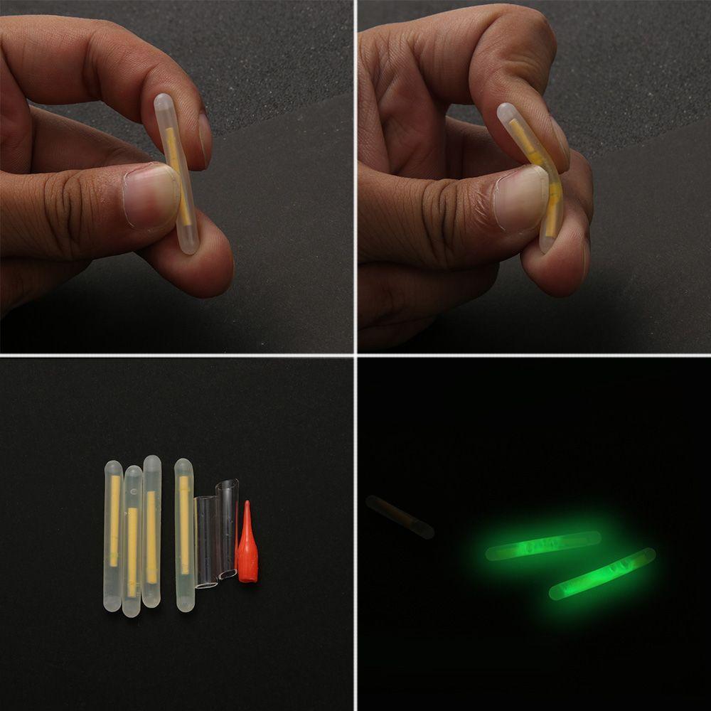 50pcs Hot Sell Night Clip on Lightstick Fluorescent Light Dark Glow Stick Fishing Float